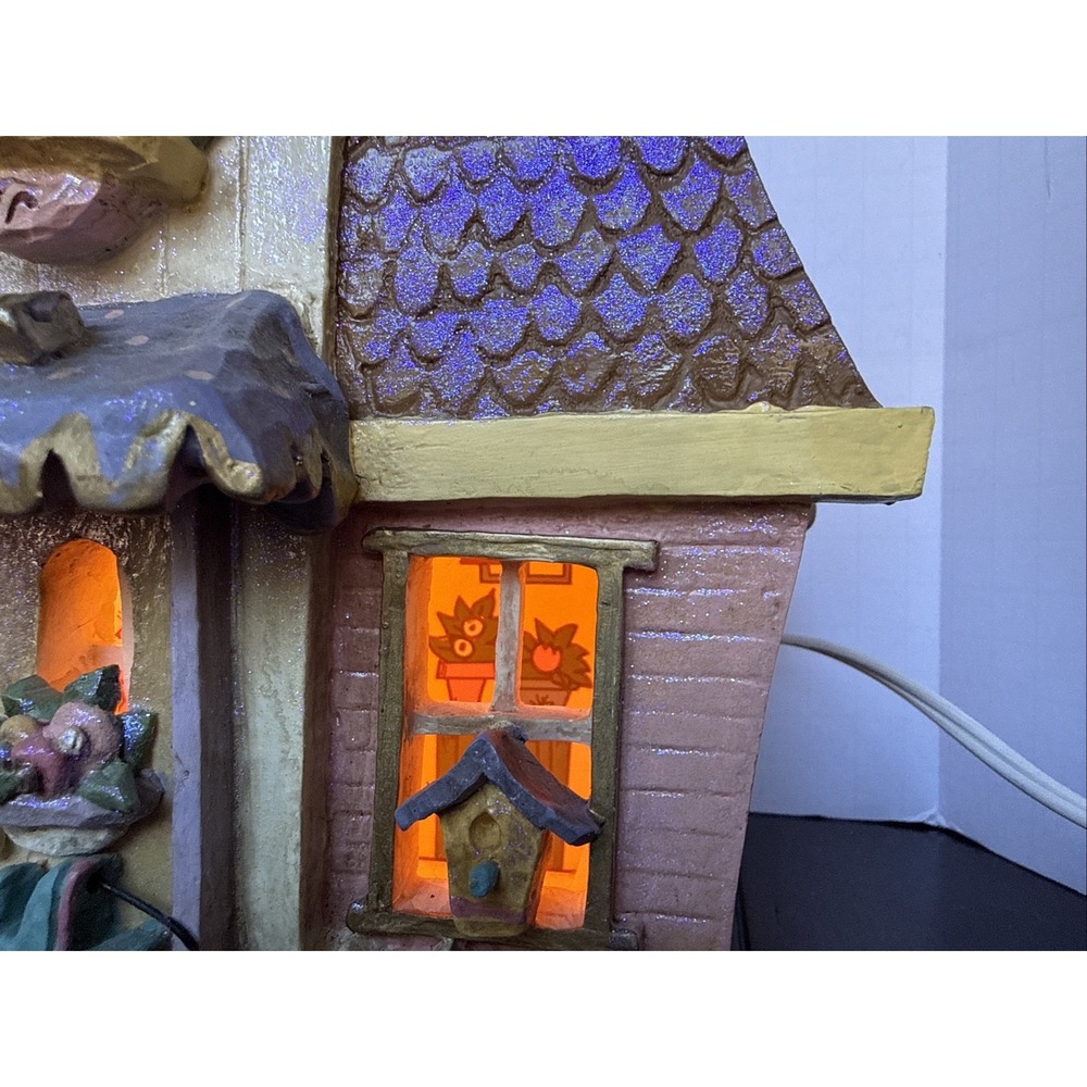 Kurt‎ Adler Spring Floral Garden Store Easter Lighted House Home Decor READ - Picture 8 of 16